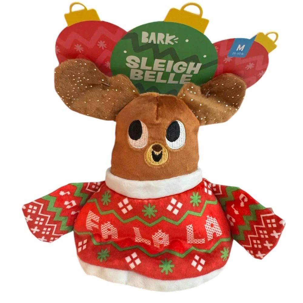 NWT Bark Sleigh Belle dog toy